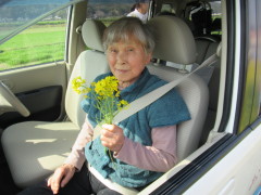菜の花と私。