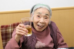 「うまい！」まるでビールの広告！