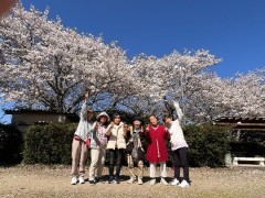 今年最後のお花見！ハイにっこり～！